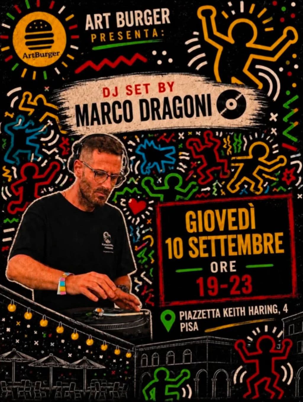 Art Burger presenta: DJ Set by Marco Dragoni