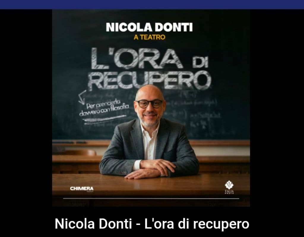Nicola Donti - L' ora di recupero