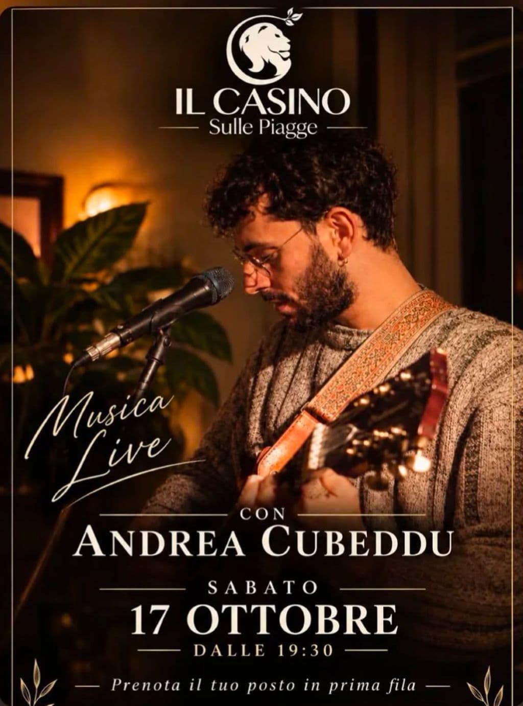 Musica Live con Andrea Cubeddu