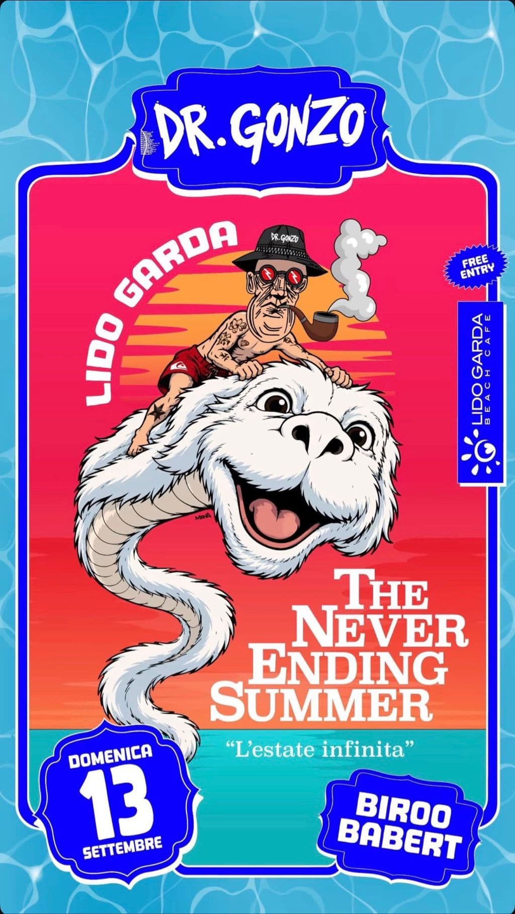 DR. GONZO presents THE NEVER ENDING SUMMER